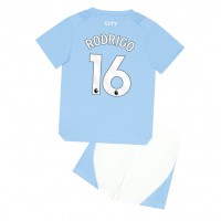 Manchester City Rodri Hernandez #16 Domaci Dres za djecu 2023-24 Kratak Rukav (+ Kratke hlače)